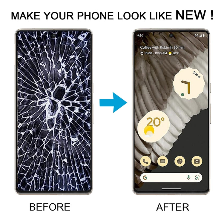 OLED LCD Screen Digitizer Full Assembly with Frame For Google Pixel 7 Pro GP4BC GE2AE High Quality Mobile Spares Parts